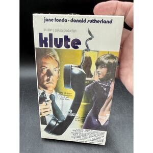 Klute VHS New SEALED Watermarks WHV Stamp Jane Fonda Donald Sutherland